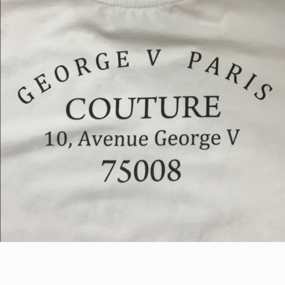 Avenue Georgia V Paris Luxury Tiger T Shirt Men has some staining - Picture 10 of 10